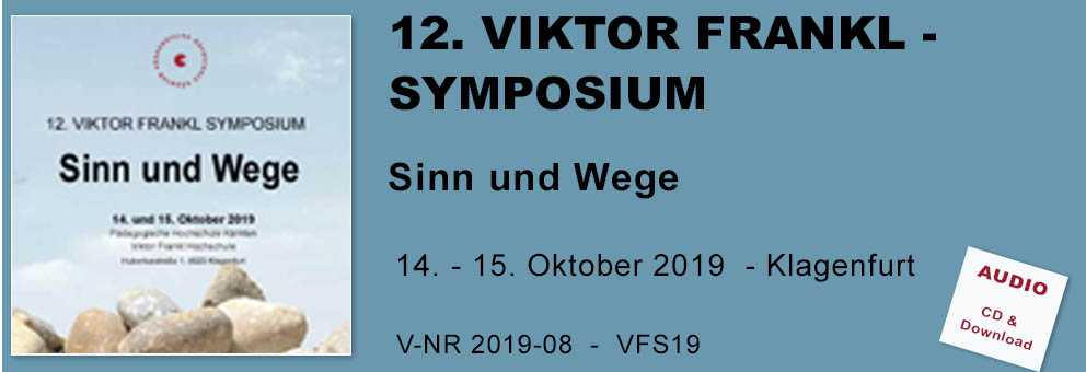 2019-08 12. Viktor Frankl Symposium 2019